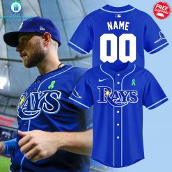 Tampa Bay Rays Personalized Special Blue Baseball Jersey