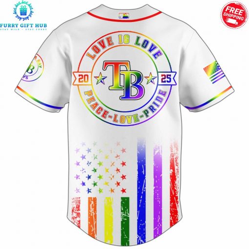 Tampa Bay Rays x Pride Month Love Is Love 2025 Special Jersey