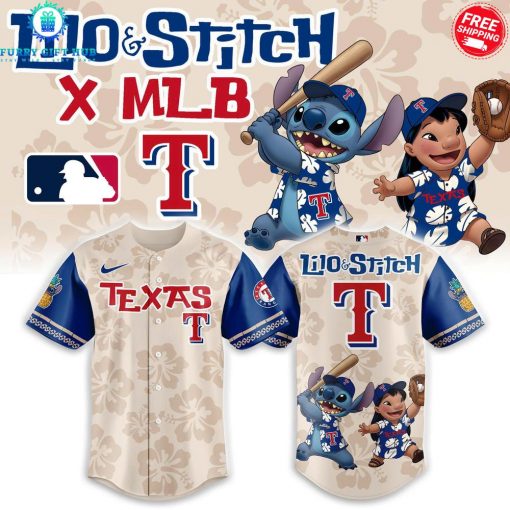 Texas Rangers Lilo & Stitch 2025 Special Baseball Jersey
