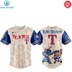 Texas Rangers Lilo & Stitch 2025 Special Baseball Jersey