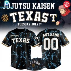 Texas Rangers x Jujutsu Kaisen 2025 Personalized Special Baseball Jersey