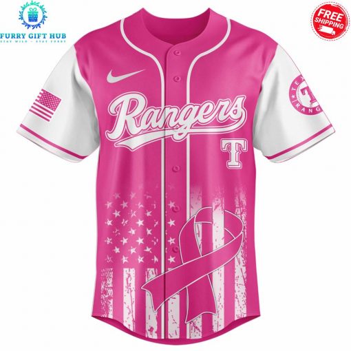 Texas Rangers x Pink Out The Park 2025 Special Jersey