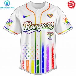 Texas Rangers x Pride Month Love Is Love 2025 Special Jersey