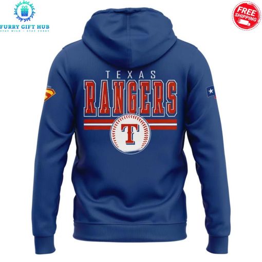 Texas Rangers x Superman Night Limited Hoodie