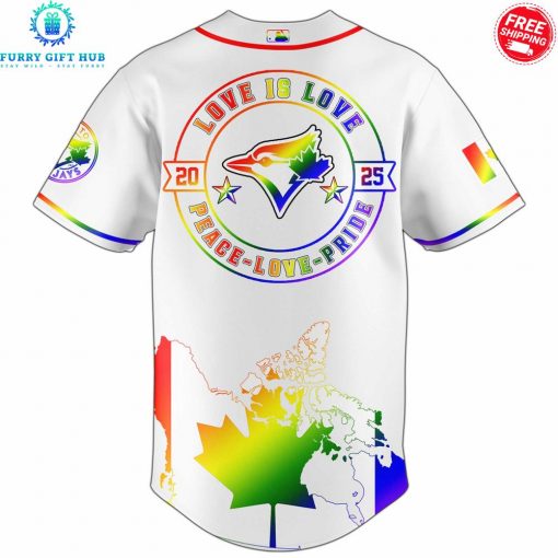Toronto Blue Jays x Pride Month Love Is Love 2025 Special Jersey