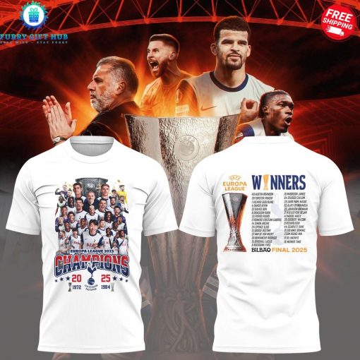 Tottenham Hotspur Kings of Europe 2025 Europa League Winners Special Shirt Collection