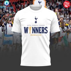 Tottenham Hotspur UEFA Europa League 2024-25 Winners Limited T-Shirt