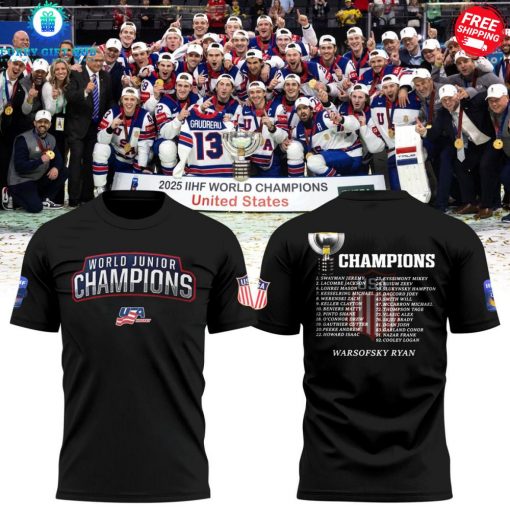 USA Team World Junior Champions 2025 Special T-Shirt