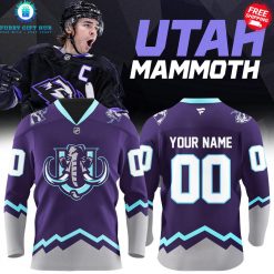 Utah Mammoth Personalized Limited Hockey Jersey 3