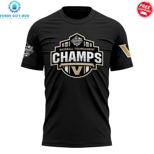 Vanderbilt Commodores SEC Baseball 2025 Champions Special Shirt Collection