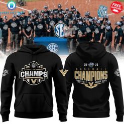 Vanderbilt Commodores SEC Baseball 2025 Champions Special Shirt Collection