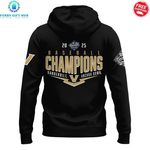 Vanderbilt Commodores SEC Baseball 2025 Champions Special Shirt Collection
