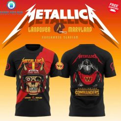 Washington Commanders x Metallica Landover Maryland Special Shirt Collection