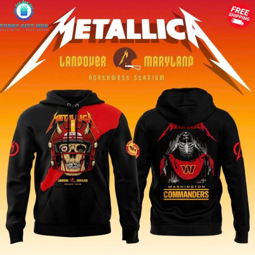 Washington Commanders x Metallica Landover Maryland Special Shirt Collection