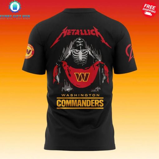 Washington Commanders x Metallica Landover Maryland Special Shirt Collection
