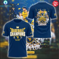 West Virginia Mountaineers Big 12 Champions 2025 Special Shirt Collection 3