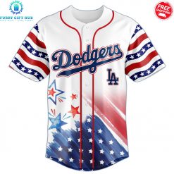 2025 Independence Day Heritage x Los Angeles Dodgers Special Baseball Jersey