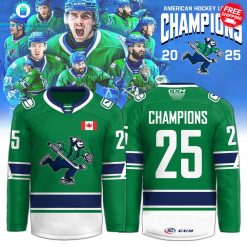 Abbotsford Canucks AHL Champions Cup 2025 Special Hockey Jersey