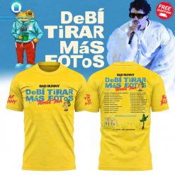 Bad Bunny Debi Tirar Mas Fotos World Tour 2026 Special T-Shirt