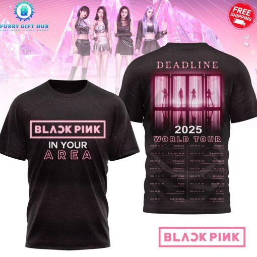 Blackpink In Your Area Dead Line World Tour 2025 Special Shirt Collection