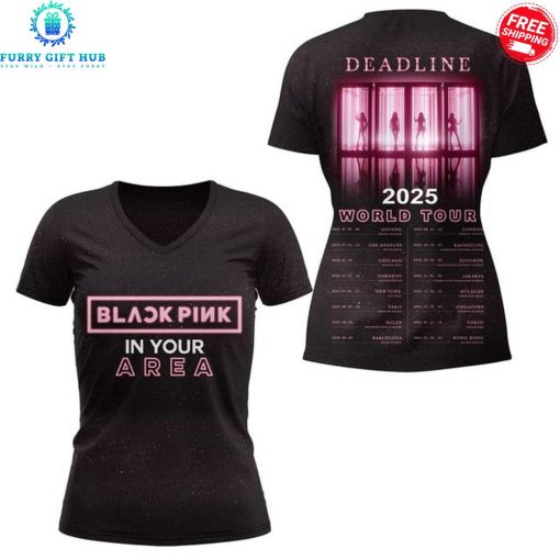 Blackpink In Your Area Dead Line World Tour 2025 Special Shirt Collection