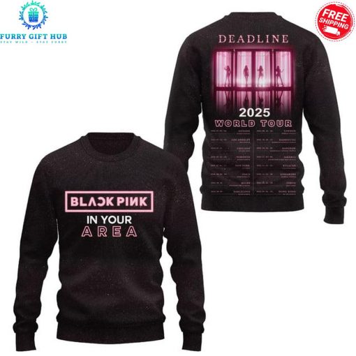 Blackpink In Your Area Dead Line World Tour 2025 Special Shirt Collection