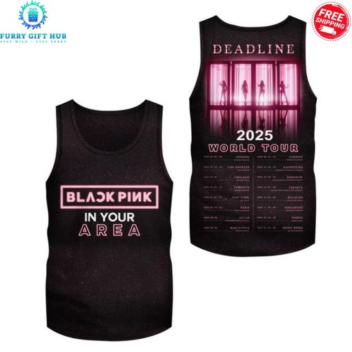 Blackpink In Your Area Dead Line World Tour 2025 Special Shirt Collection