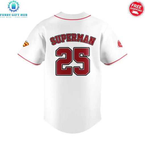 Boston Red Sox x Superman Night At Metropolis Meteors 2025 Special Baseball Jersey