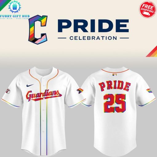 Cleveland Guardians Pride Celebration 2025 Special Baseball Jersey