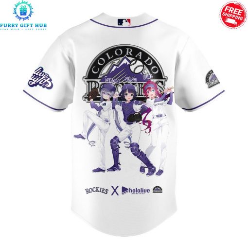 Colorado Rockies Hololive 2025 Special Baseball Jersey
