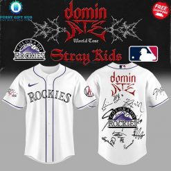 Colorado Rockies x Stray Kids dominATE World Tour 2025 Special Baseball Jersey