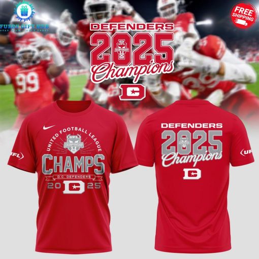 DC Defenders 2025 United Football League Champions Special Shirt Collection
