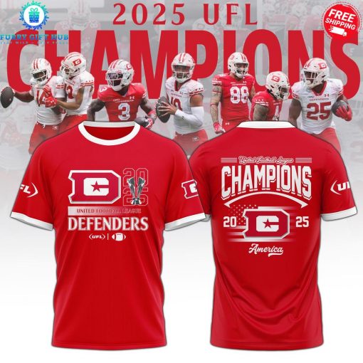 DC Defenders UFL 2025 Champions Special Shirt Collection