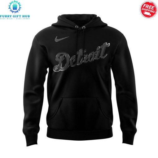 Detroit Tigers Back In Black 2025 Special Hoodie