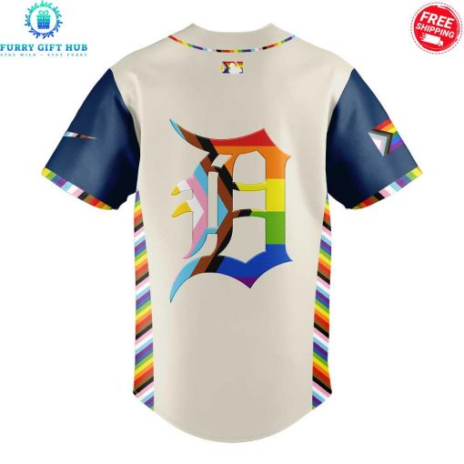 Detroit Tigers LGBT Pride 2025 Special Baseball Jersey