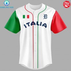 Detroit Tigers Motor City Italian Heritage 2025 Special Baseball Jersey