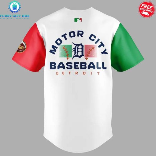 Detroit Tigers Motor City Italian Heritage 2025 Special Baseball Jersey