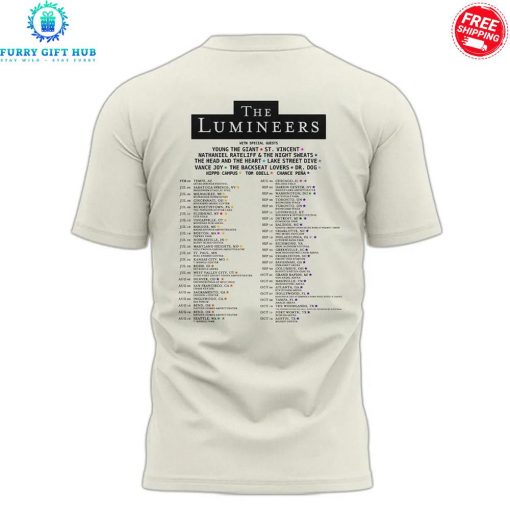 Detroit Tigers The Lumineers Automatic World Tour 2025 Special T-Shirt