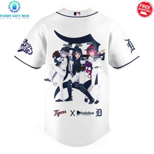Detroit Tigers x Hololive Night 2025 Special Baseball Jersey