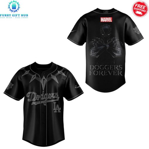 Dodgers Forever – Black Panther 2025 Special Baseball Jersey