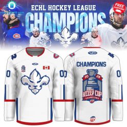 ECHL 2025 Trois-Rivieres Lions Champions Special Hockey Jersey