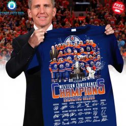 Edmonton Oilers Western Conference Champions 2025 Special Shirt Collection