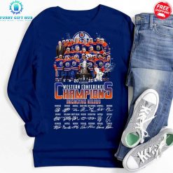 Edmonton Oilers Western Conference Champions 2025 Special Shirt Collection 5