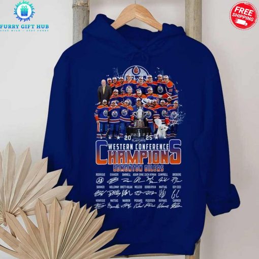Edmonton Oilers Western Conference Champions 2025 Special Shirt Collection