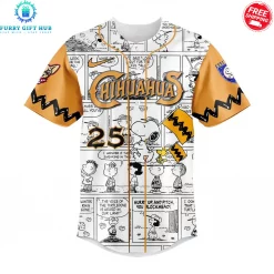 El Paso Chihuahuas 75th Anniversary Of Peanuts Limited Baseball Jersey