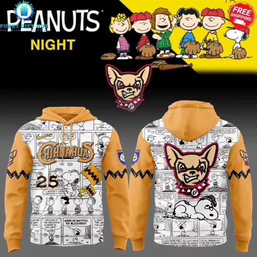 El Paso Chihuahuas Peanuts 75th Anniversary Limited Hoodie