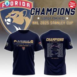Florida Panthers NHL 2025 Stanley Cup Champions Special Shirt Collection