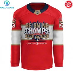 Florida Panthers Stanley Cup 2025 Champions Special Hockey Jersey
