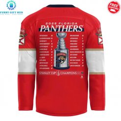 Florida Panthers Stanley Cup 2025 Champions Special Hockey Jersey 3
