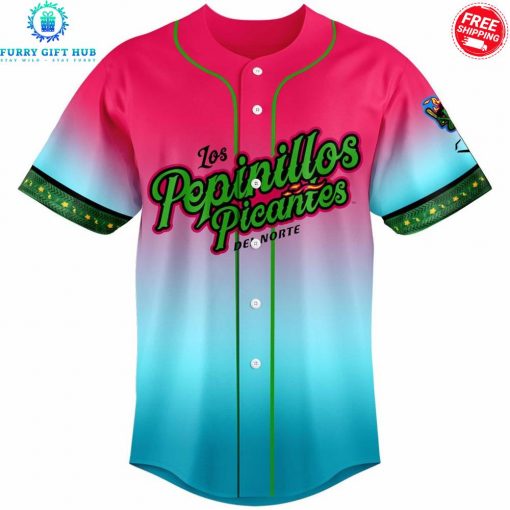 Great Lakes Loons Los Pepinillos Picantes del Norte Special Baseball Jersey